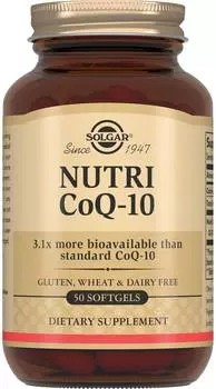 Солгар Нутрикоэнзим Q10, капсулы, 50 шт.