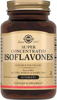 Солгар Суперконцентрат изофлавонов, таблетки, 30 шт.