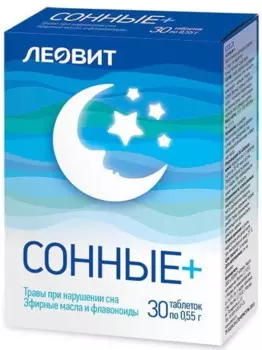 ЛЕОВИТ БАД Сонные ПЛЮС, таблетки, 30 шт.
