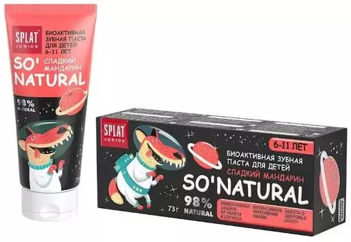 Сплат Junior, зубная паста (сладкий мандарин), 73 г
