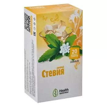 Стевия, фиточай, фильтр-пакеты 1 г, 20 шт.