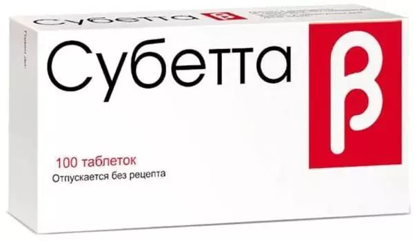 Субетта, таблетки для рассасывания, 100 шт.