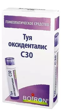 Туя оксиденталис С30, гранулы 4 г