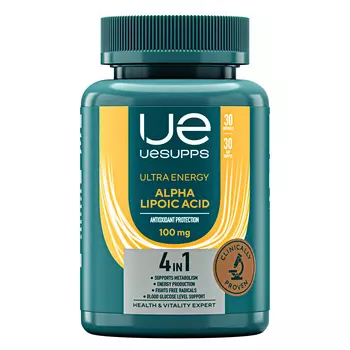 UESUPPS Ультра Энерджи Альфа-липоевая кислота, капсулы