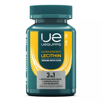UESUPPS Ультра Энерджи Лецитин, капсулы, 60 шт.