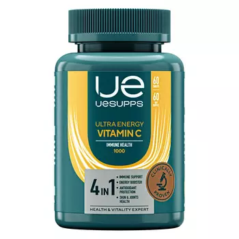 UESUPPS Ультра Энерджи Витамин C, таблетки, 60 шт.