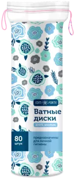 Ватные диски ComForte, 80 шт.