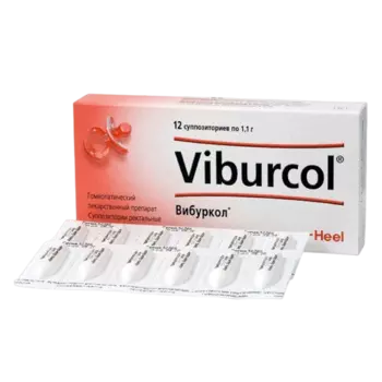 Вибуркол, суппозитории ректальные, 12 шт.