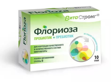 Витастронг Флориоза, порошок, пакетики 7 г, 10 шт.