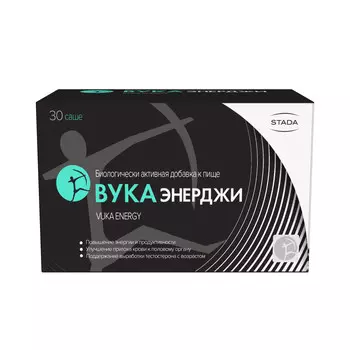 Вука Энерджи, порошок саше 7 г, 30 шт.