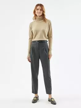 Брюки прямого силуэта из костюмной ткани