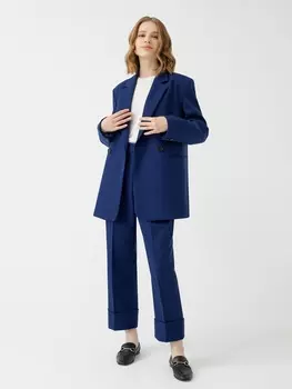 Двубортный прямой жакет