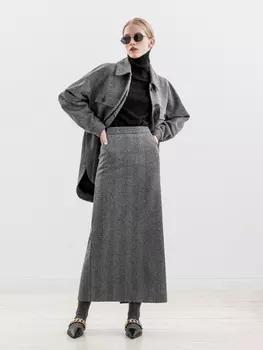 Юбка длинная прямая