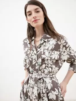 Платье-рубашка с поясом