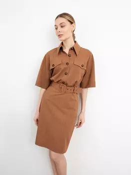 Платье с коротким рукавом