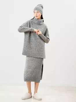 Свитер удлиненный оверсайз