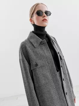 Жакет-рубашка прямая