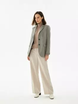 Жакет в принте пье-де-пуль