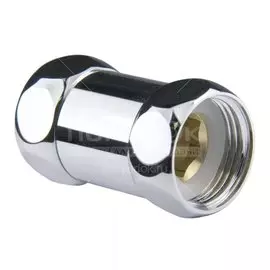 Американка для полотенцесушителя, 3/4"х3/4", Г-Г, хром, прямая, 2 шт, Frap, F441.0505