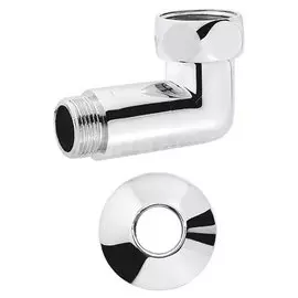 Американка для полотенцесушителя 3/4"х1", Г-Ш, хром, латунь, угловая, ProFactor