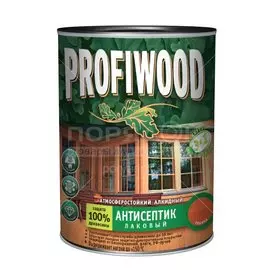 Антисептик Profiwood, для дерева, лаковый, рябина, 0.7 кг