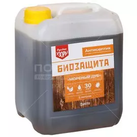 Антисептик Русские узоры, Био, для дерева, дуб, 5 л