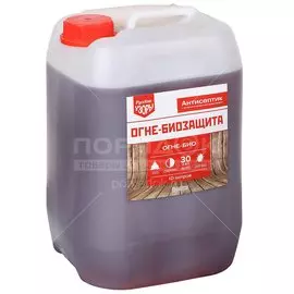 Антисептик Русские узоры, ОгнеБио, для дерева, 1 гр, 10 л
