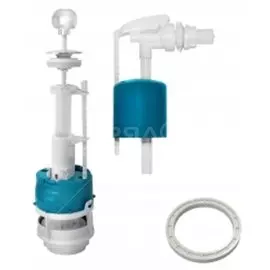 Арматура для бачка унитаза боковая, 1/2", белая, Инкоэр, СБа-БпрН-Б-В Р