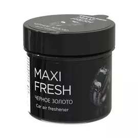 Ароматизатор в машину на панель, банка, Maxifresh, Черное золото, 46253