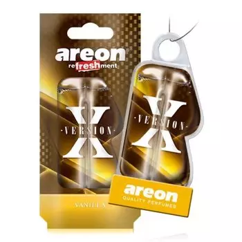 Ароматизатор в машину подвесной, гелевый, Areon, Refreshment Liquid, Vanilla X-version, 704-LCX--02