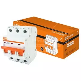 Автоматический выключатель TDM Electric, ВА47-29, 3 полюса, 40, 4.5 кА, С, SQ0206-0113