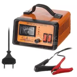 Автомобильное зарядное устройство Airline, для 12V АКБ, ручная регулировка, 5 А, оранжевое, ACH-5A-06