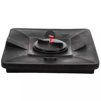 Бак пластик, для душа, 120 л, прямоугольный, плоский, Импульс