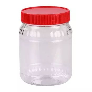 Банка для сыпучих продуктов, пластик, 0.7 л, с крышкой, Альтернатива, М6224