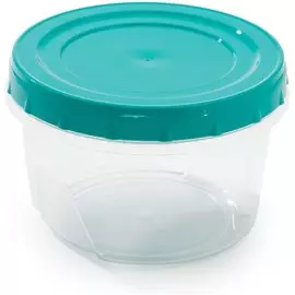 Банка для сыпучих продуктов, пластик, 0.7 л, с крышкой, Полимербыт, 43441