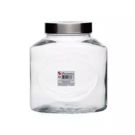 Банка стекло, 2.5 л, 13х18х20.5 см, с крышкой, Pasabahce, Элипс, 80394SLB