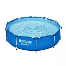 Бассейн каркасный Bestway, 305х76 см, Steel Pro, 56679, фильтр-насос, 4678 л