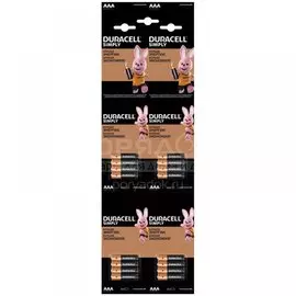 Батарейка Duracell Basic AAA LR03 BL16, блистер 16 шт