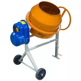 Бетономешалка Denzel В-125 с чугунным венцом, 0.55 кВт, 130 л