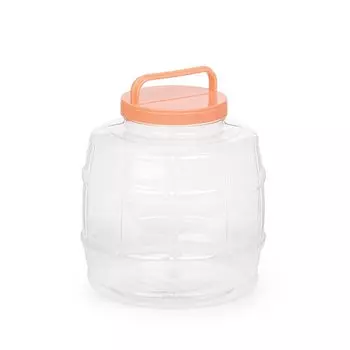 Бидон пластик, 5 л, с ручкой, Альтернатива, Бочонок, М670