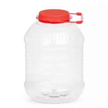 Бидон пластик, пищевой, 10 л, круглый, М3055, Альтернатива