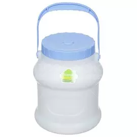 Бидон пластик, 3 л, с ручкой, белый, Martika, Просперо, С925