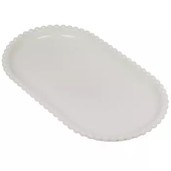 Блюдо фарфор, овальное, 17.5х31х3 см, Pearl, Lefard, 761-106