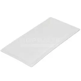 Блюдо керамика, прямоугольное, 25 см, белое, Грейс, Daniks, Y4-3747