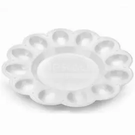 Тарелка пластик, для яиц, 24 см, Berossi, ИК 22101000