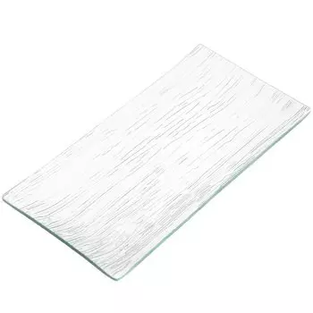 Блюдо стекло, прямоугольное, 14х34 см, Y109