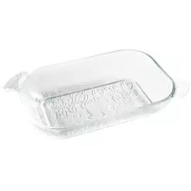 Блюдо стекло, 16х30х5 см, Цветок, 103-400