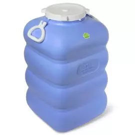 Бочка пластик, пищевая, 80 л, прямоугольная, с ручками, фиолетовая, С906ФИЛ, Гранде, Martika