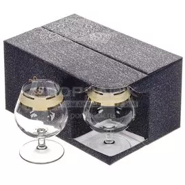 Бокал для бренди Кольцо 3 GN47_1740_3, 6 шт, 250 мл