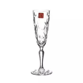 Бокал для шампанского, 160 мл, хрустальное стекло, 6 шт, RCR, Laurus, 56 934